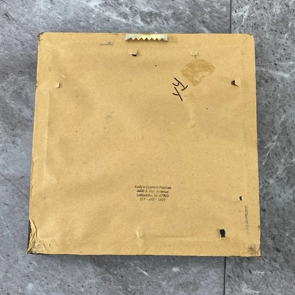 Navajo Sand Painting Native American Art Picture Cultural Spiritual 9.5” X 9.5” - Picture 7 of 9